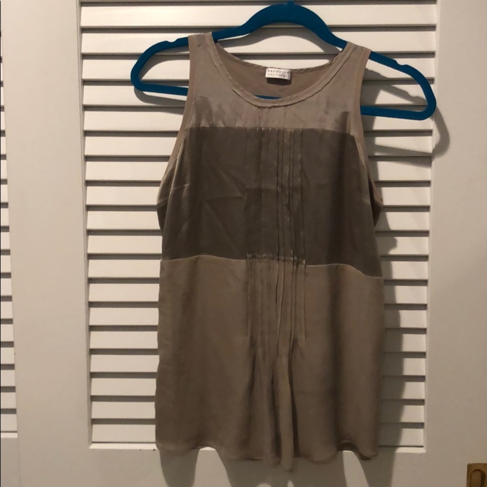 Brunello cucinelli tank top blouse